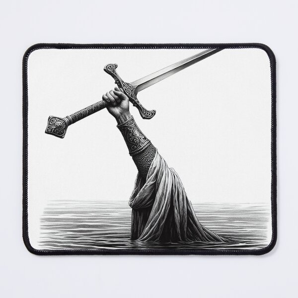 Item preview, Lady and Excalibur designed and sold by Foxlindesigns.