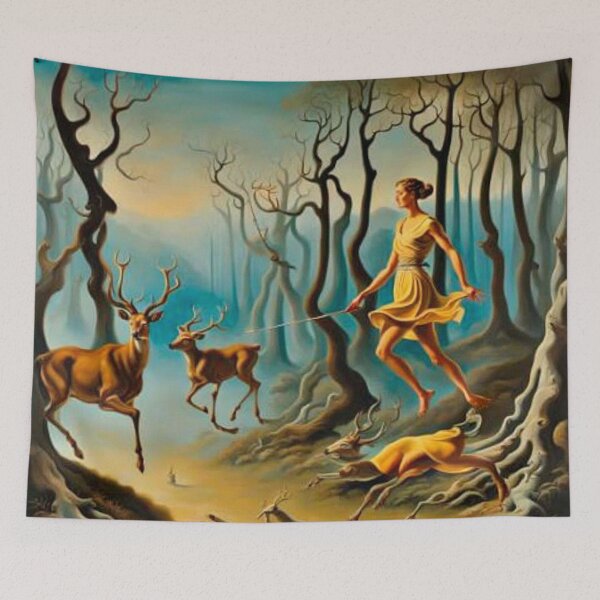 Item preview, Diana chasing deer designed and sold by George Hutton Hunter.