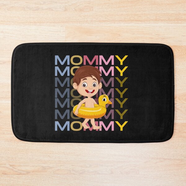 Item preview, Mommy Cartoon Little Bunny with Duck Floater Design designed and sold by Raise2Shine.