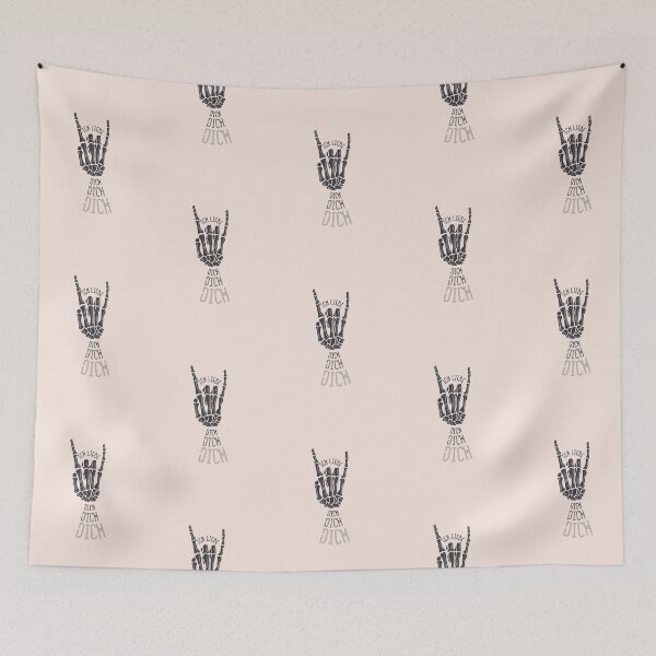 Item preview, Ich liebe dich | Skeleton Hand Illustration | Pastel Pink Background designed and sold by RM-Journey.