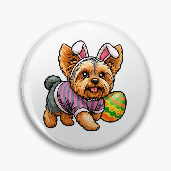Item preview, Yorkie Easter Joy: Bunny Chic designed and sold by EpicPaws.