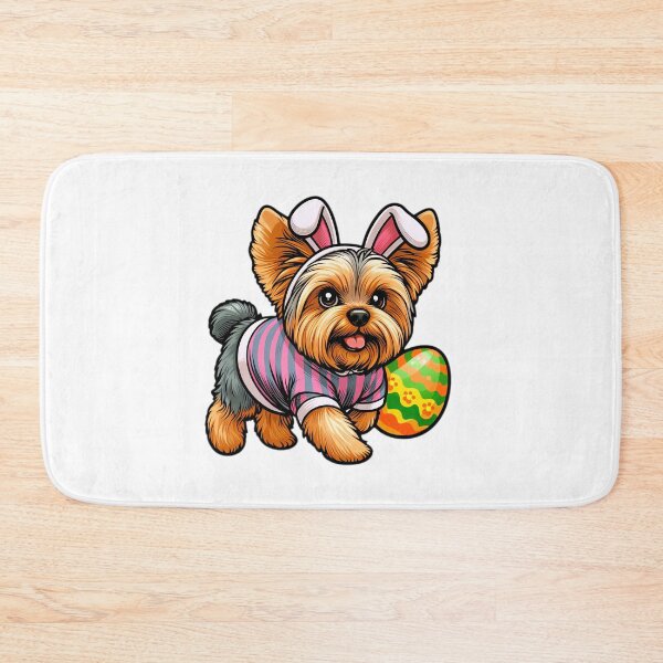 Item preview, Yorkie Easter Joy: Bunny Chic designed and sold by EpicPaws.