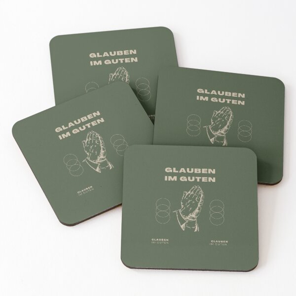 Item preview, Glaube an das Gute | Green Background designed and sold by RM-Journey.