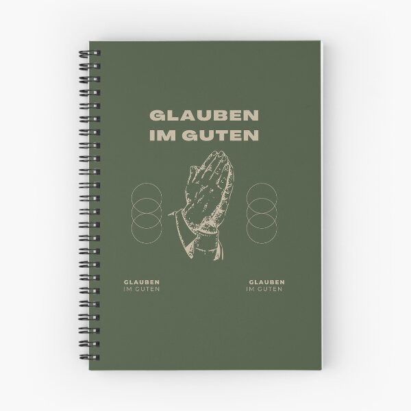Item preview, Glaube an das Gute | Green Background designed and sold by RM-Journey.