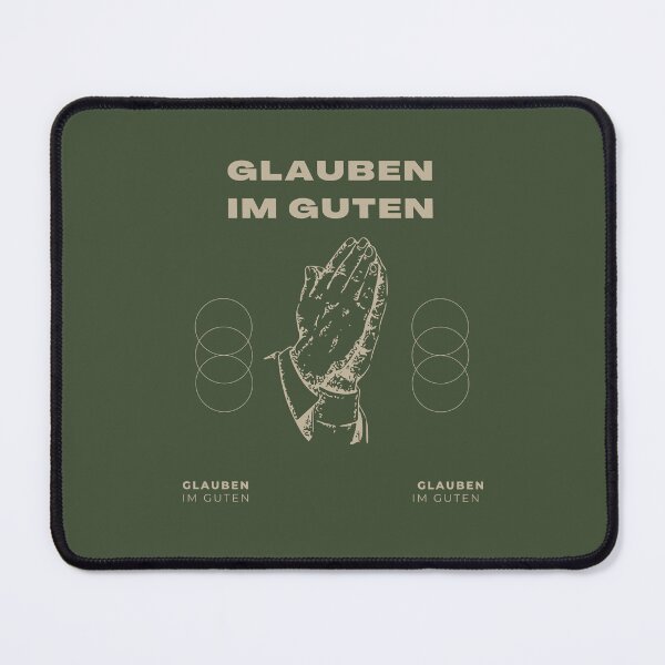 Item preview, Glaube an das Gute | Green Background designed and sold by RM-Journey.