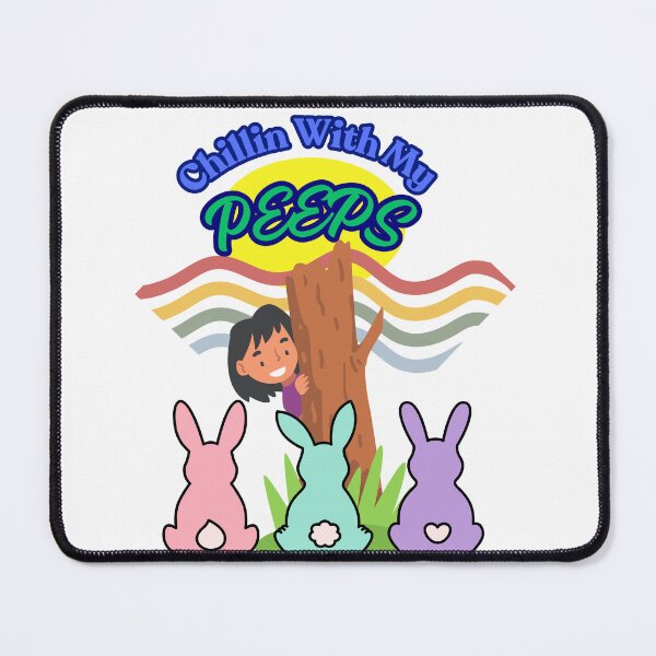 Item preview, funny, Chilling with my friends, easter bunny designed and sold by amazouz1.