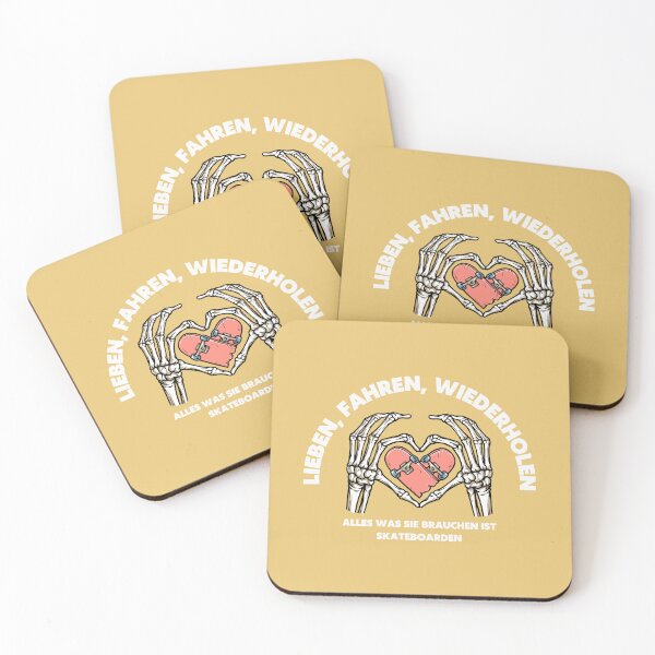 Item preview, Liebe, Fahre, Wiederhole - Alles, was du brauchst, ist Skateboarden | Yellow Background designed and sold by RM-Journey.