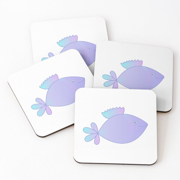 Item preview, Gradient fish, cute illustration designed and sold by OM-lova.