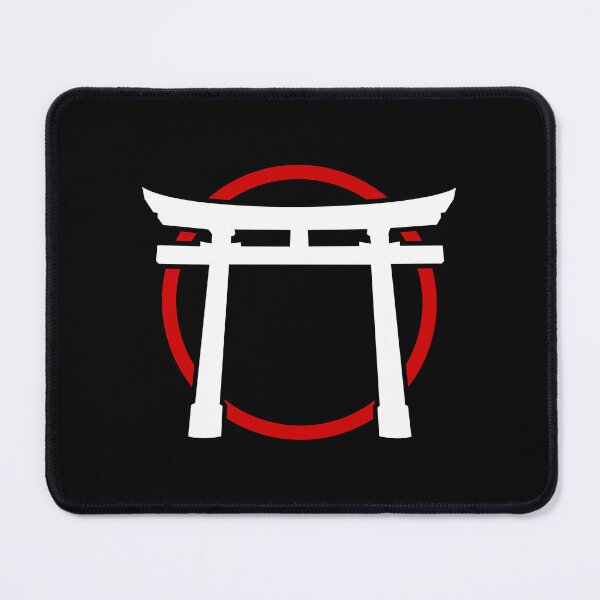 Item preview, Red Minimalist White Torii Gate: Serenity designed and sold by RiciPaneto.