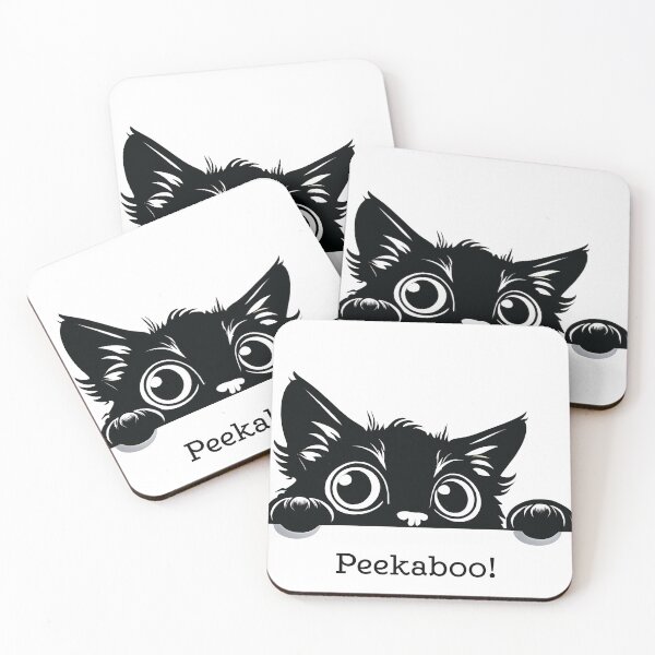 Item preview, Peekaboo Whiskers 2 designed and sold by ramboe.