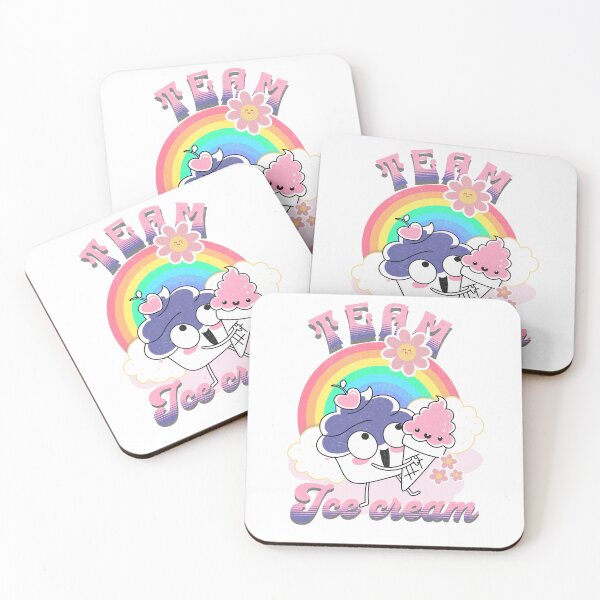 Item preview, Team Ice Cream / Ice Cream Lovers Print designed and sold by Thehatinthecat.