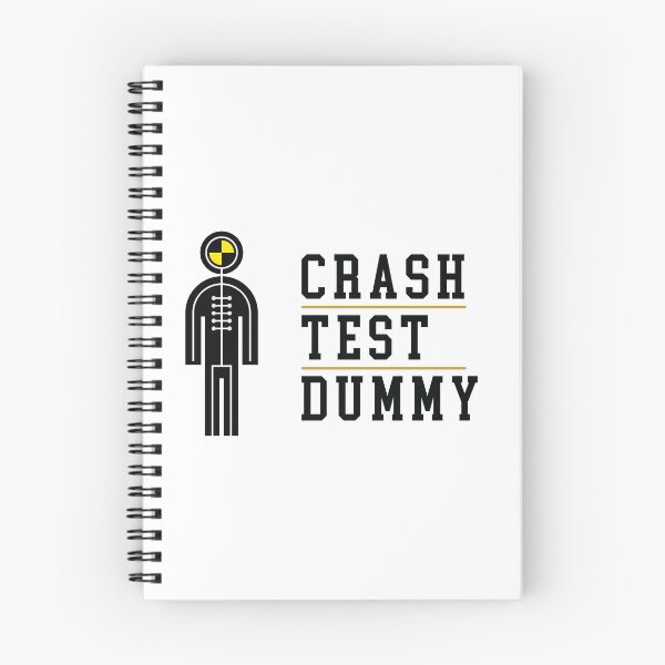 Item preview, Crash Test Dummy Stickman Yellow Safety Testman with White Light Text and Yellow Line Separated designed and sold by activlifewear.