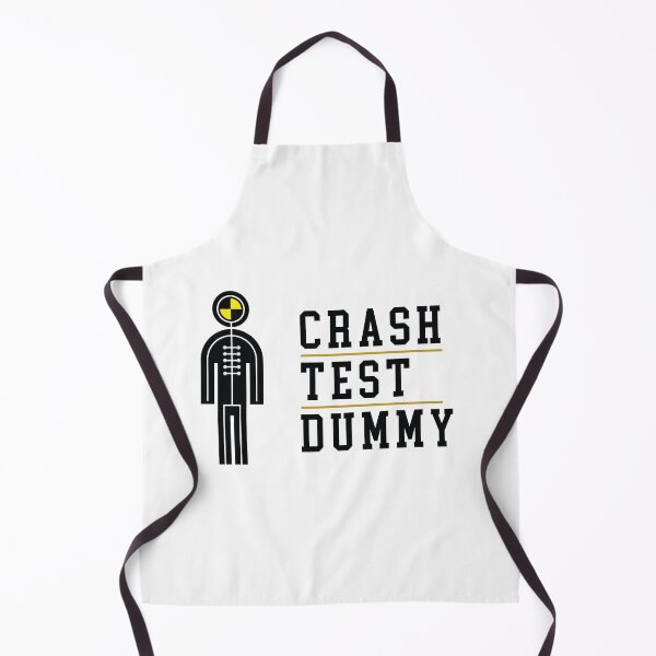 Item preview, Crash Test Dummy Stickman Yellow Safety Testman with White Light Text and Yellow Line Separated designed and sold by activlifewear.