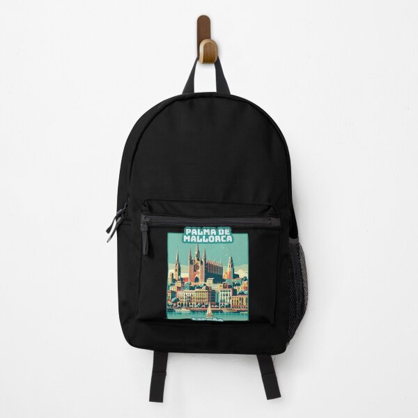 Item preview, Vintage retro Palma de Mallorca España spain Landmarks Skyline. designed and sold by Unitepeople.
