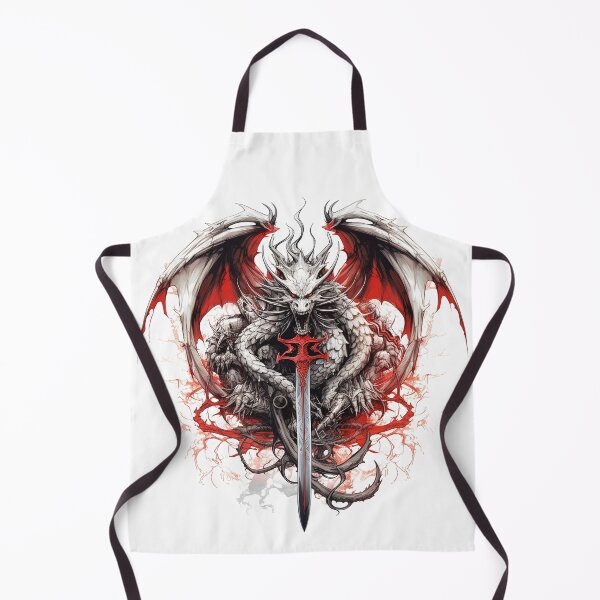 Item preview, Tattoo Style Dragon designed and sold by Lucy Goosy Art.