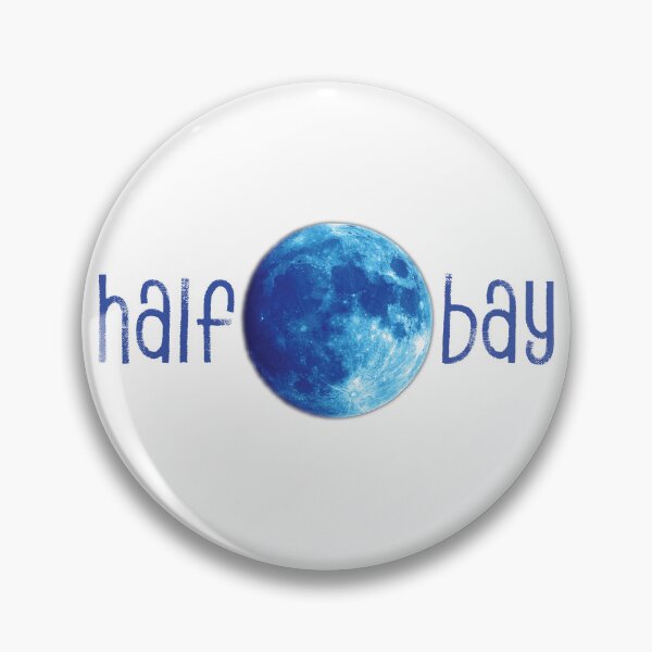 Item preview, Half Moon Bay, California, Blue Type, Blue Moon designed and sold by SeeMac.