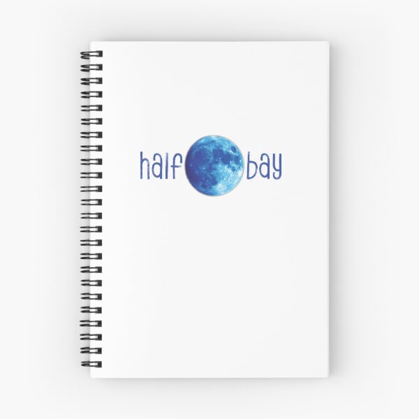 Item preview, Half Moon Bay, California, Blue Type, Blue Moon designed and sold by SeeMac.