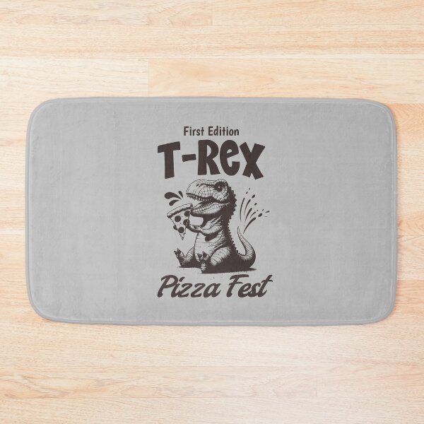 Item preview, DINOSAUR TREX EATING PIZZA, FUNNY T-REX HAVING PIZZA SLICE LOVER designed and sold by DAMOTAmagazine.