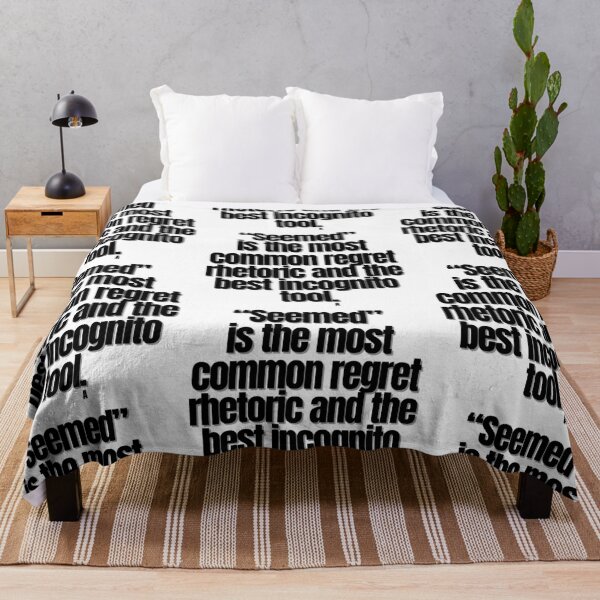 Item preview, “Seemed” is the most common regret rhetoric and the best incognito tool. designed and sold by Finds.