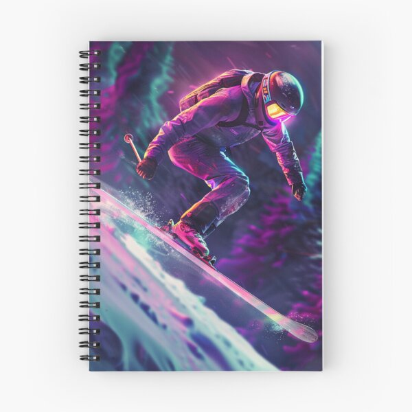 Item preview, Dynamic ski jump neon accents  Active Outdoors Inspired Art designed and sold by CDC40.
