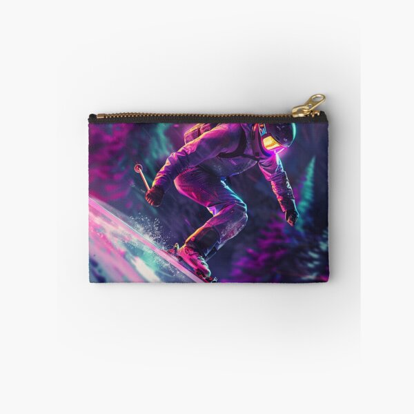 Item preview, Dynamic ski jump neon accents  Active Outdoors Inspired Art designed and sold by CDC40.