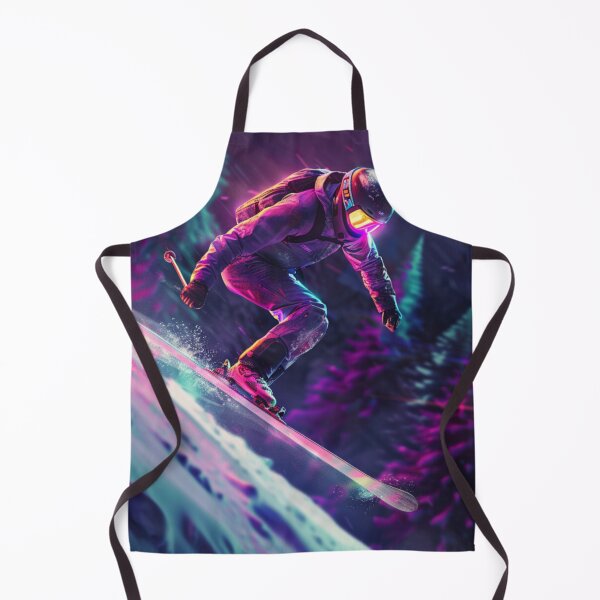 Item preview, Dynamic ski jump neon accents Active Outdoors Inspired Art designed and sold by CDC40.