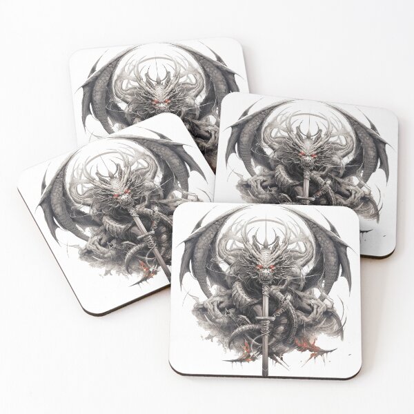 Item preview, Tattoo Style Dragon designed and sold by Lucy Goosy Art.