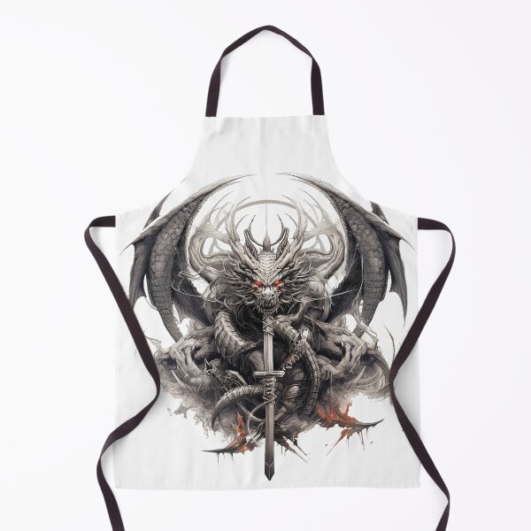 Item preview, Tattoo Style Dragon designed and sold by Lucy Goosy Art.