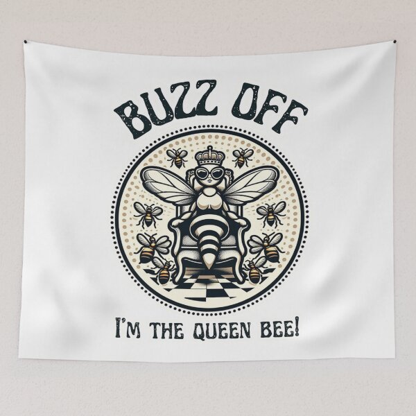 Item preview, Buzz off! I'm the queen bee!  designed and sold by DShirtRepublic.