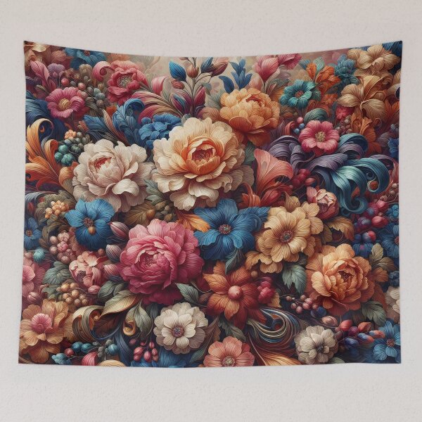 Item preview, Victorian Grandeur A Tapestry of Opulent Floral Arrangements designed and sold by ArtComixHaven.