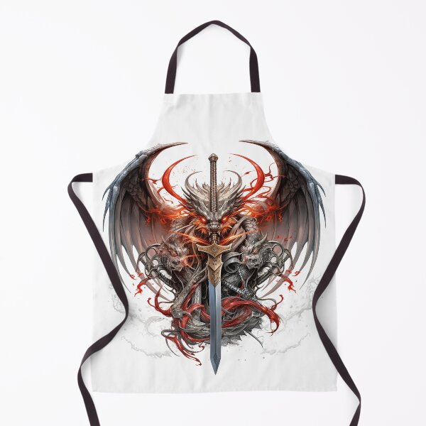 Item preview, Tattoo Style Dragon designed and sold by Lucy Goosy Art.