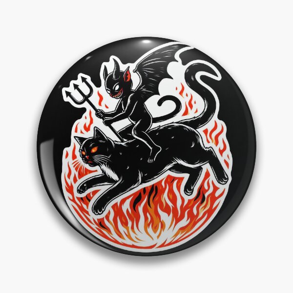 Item preview, Satan and kitty mount designed and sold by AiartIreland.
