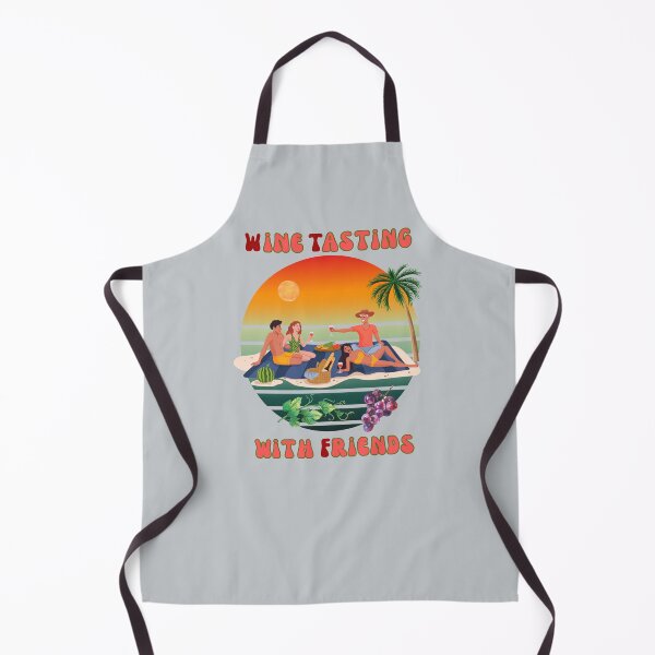 Item preview, Wine tasting with friends on the beach. designed and sold by MCanderart.