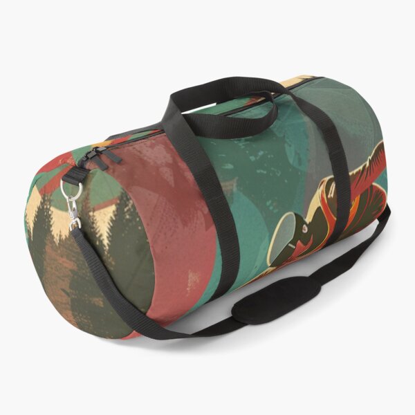 Item preview, Dynamic ski jump retro-inspired backdrop Active Outdoors Inspired Art designed and sold by CDC40.