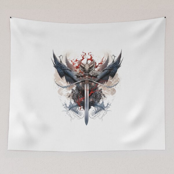 Item preview, Tattoo Style Dragon designed and sold by Lucy Goosy Art.