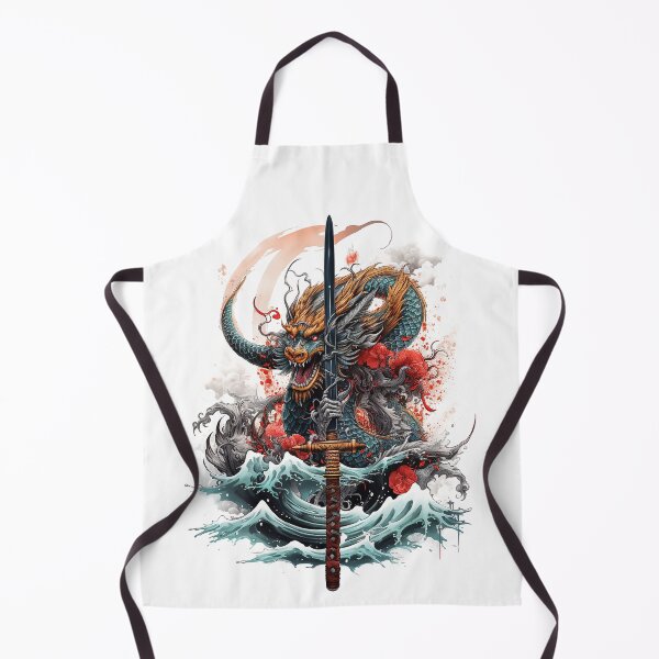 Item preview, Tattoo Style Dragon designed and sold by Lucy Goosy Art.