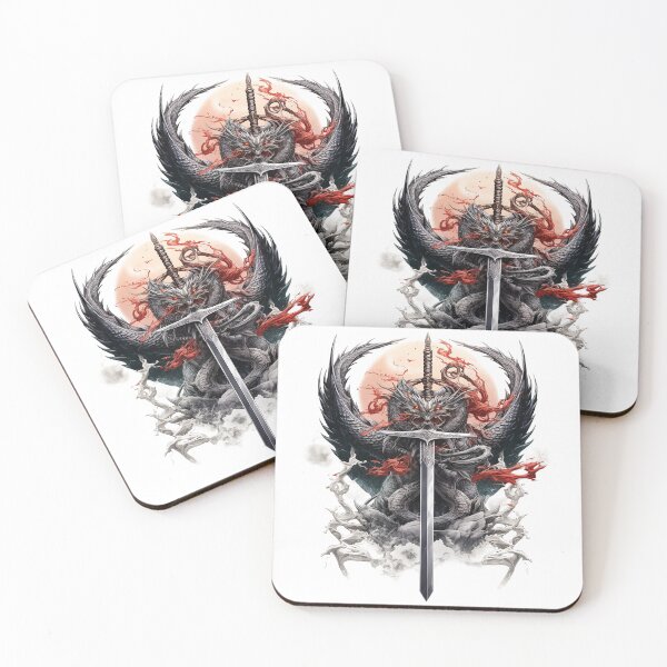 Item preview, Tattoo Style Dragon designed and sold by Lucy Goosy Art.
