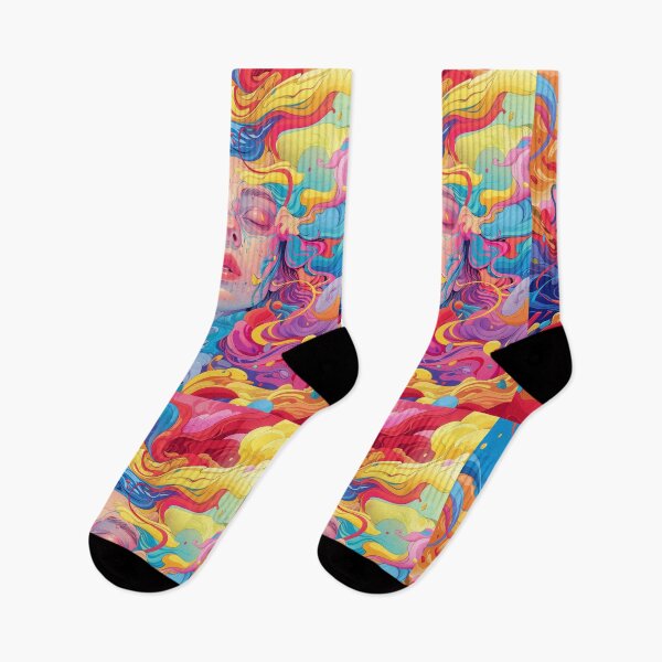 Item preview, Dreamscape meltdown: Modern Fantasy Pop Art designed and sold by 33wolvesdesigns.