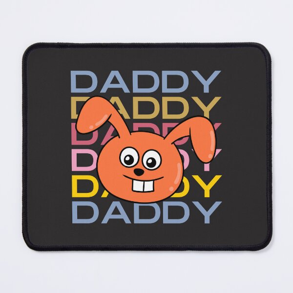 Item preview, Daddy Colorful Spiky Tooth Cartoon Funny Rabbit Design designed and sold by Raise2Shine.