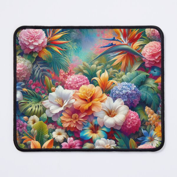 Item preview, Enchanted Garden A Mystical Journey Through Floral Splendour designed and sold by ArtComixHaven.
