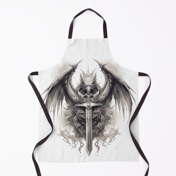 Item preview, Tattoo Style Dragon designed and sold by Lucy Goosy Art.