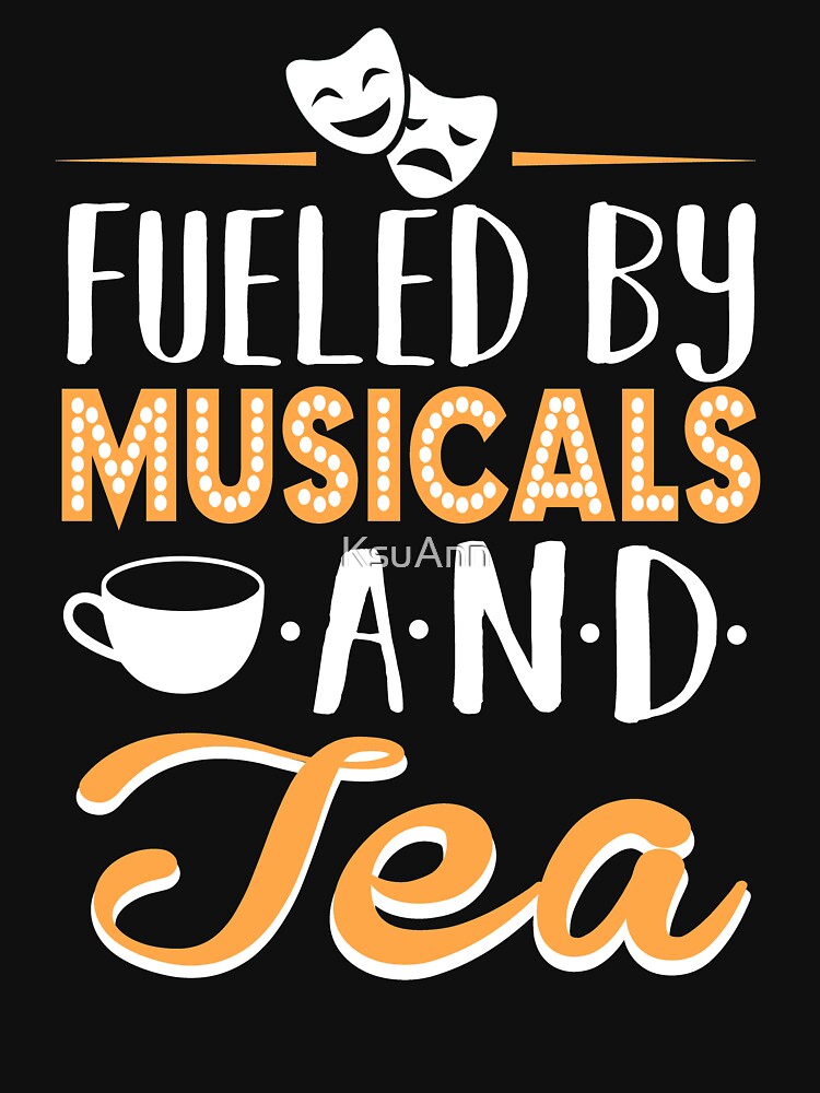 Discover Fueled by Musicals and Tea Kid Pullover Hoodie