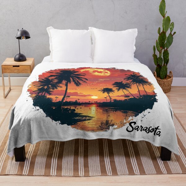 Item preview, Sarasota Florida (with Black Lettering) designed and sold by VelvetRoom.