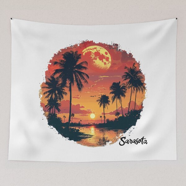 Item preview, Sarasota Florida (with Black Lettering) designed and sold by VelvetRoom.