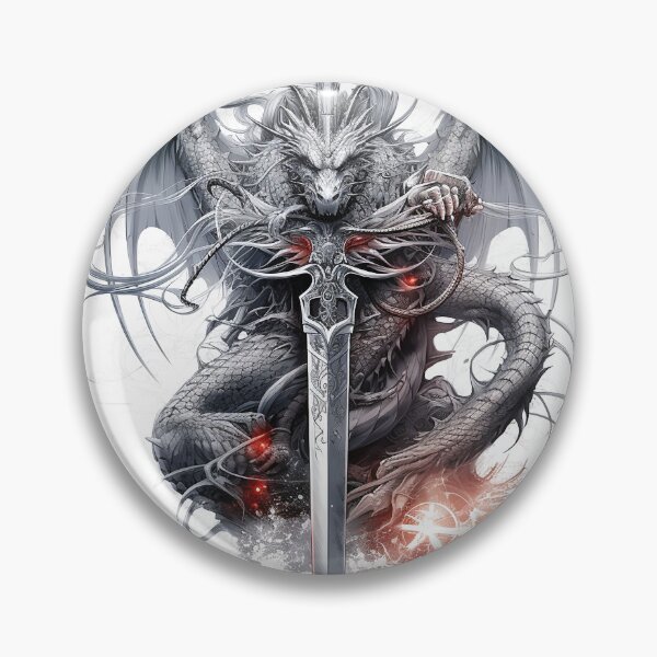 Item preview, Tattoo Style Dragon designed and sold by Lucy Goosy Art.