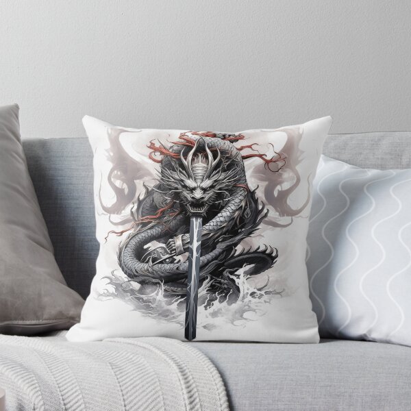 Item preview, Tattoo Style Dragon designed and sold by Lucy Goosy Art.