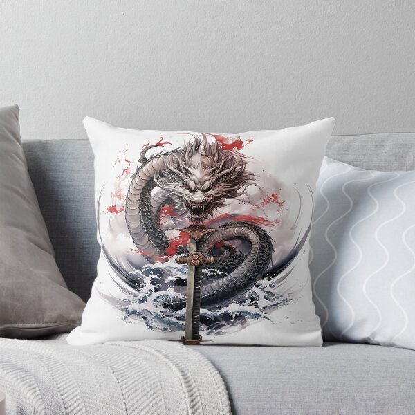 Item preview, Tattoo Style Dragon designed and sold by Lucy Goosy Art.