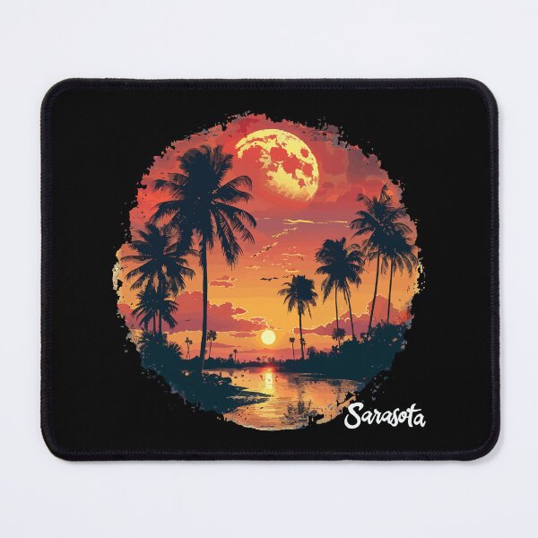 Item preview, Sarasota Florida (with White Lettering) designed and sold by VelvetRoom.