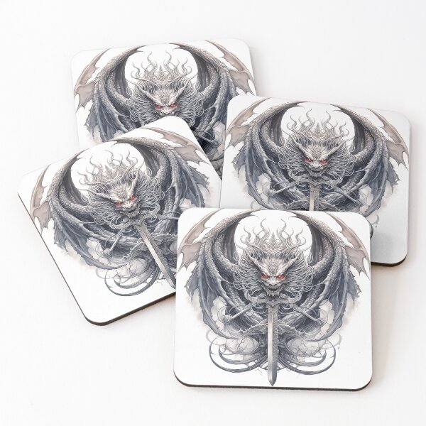 Item preview, Tattoo Style Dragon designed and sold by Lucy Goosy Art.
