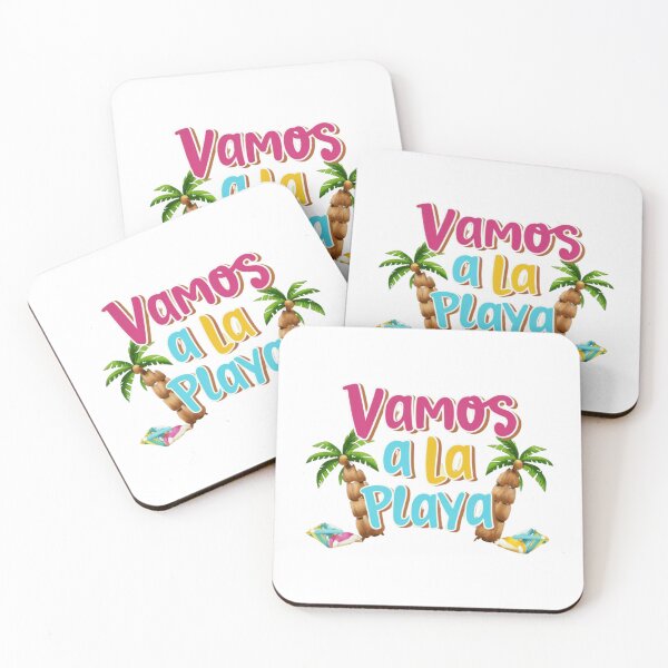 Item preview, Palm Trees With Inscription Vamos A La Playa designed and sold by M R Design.
